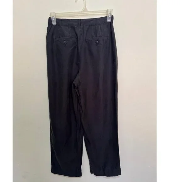 Madewell Side-Button Tapered Crop Pants Style#NC374 Size 4